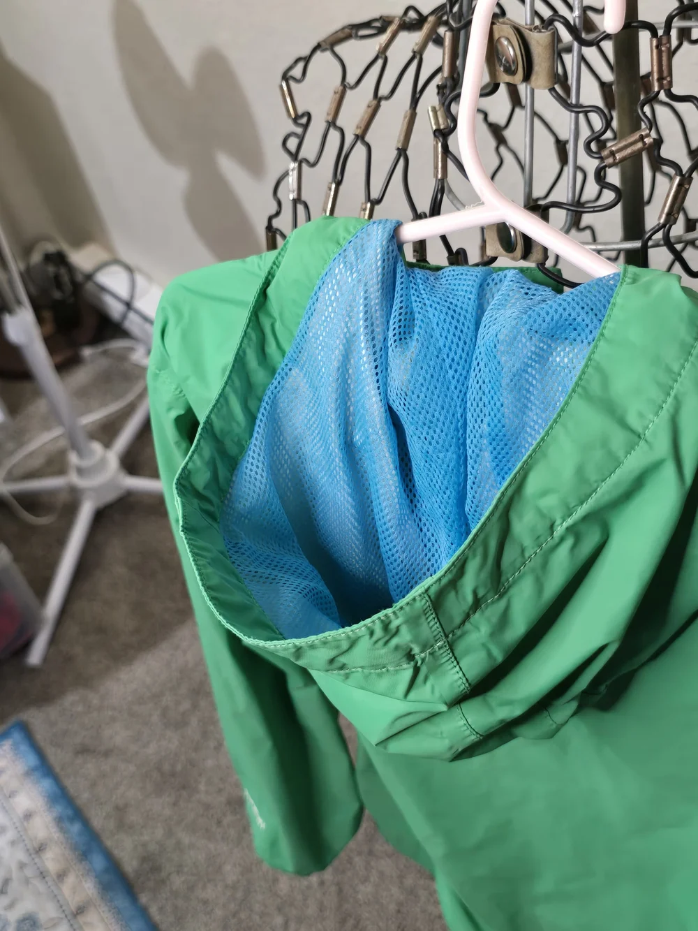 The North Face Kids' Bright Green Hooded Rain Jacket